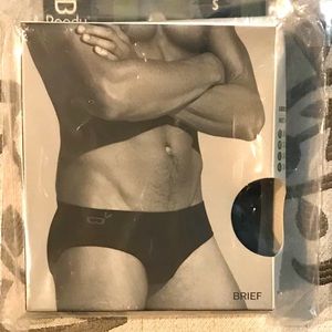 Boody Men’s Brief, Small, Black, Eco Wear